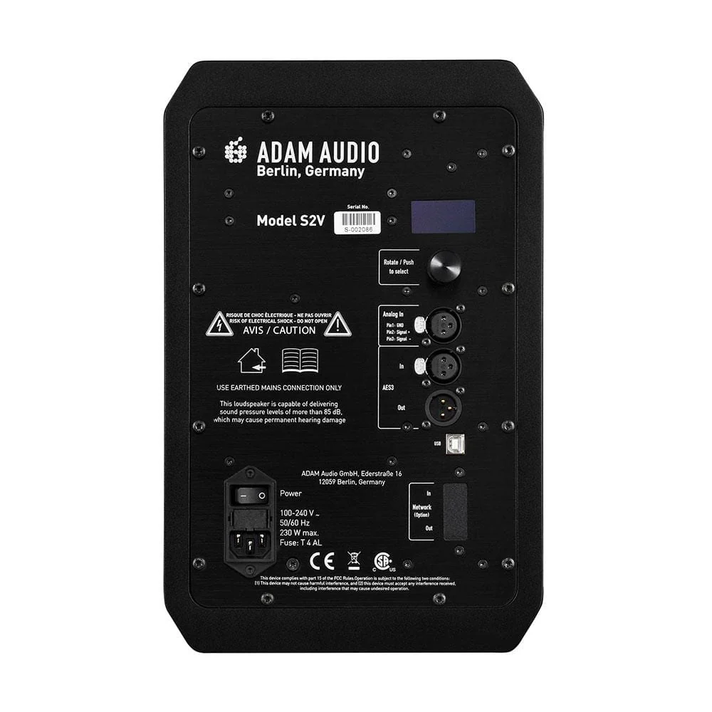 ADAM Audio S2V Active Studio Monitor Speaker - Single - Image 2