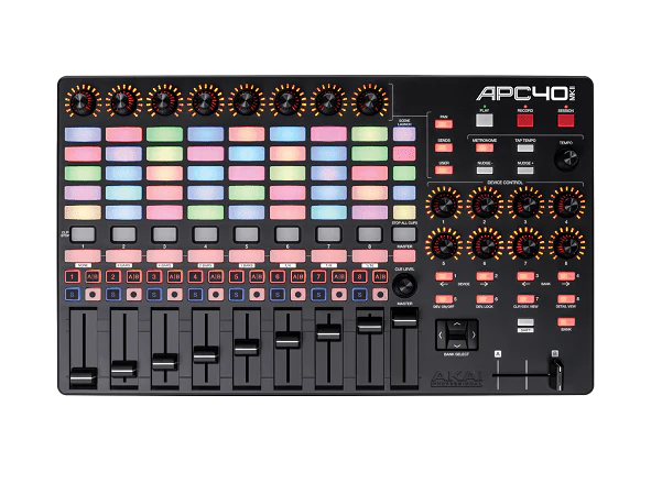 Akai APC40 MK II Performance DJ Controller Interface With MPC Beats Software Pack