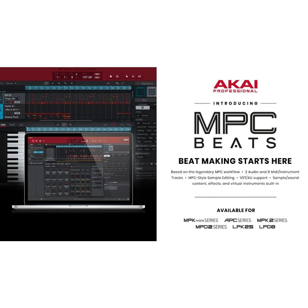 Akai Professional MPK249 USB/iOS MIDI Controller Keyboard With MPC Beats Software Pack - Image 5