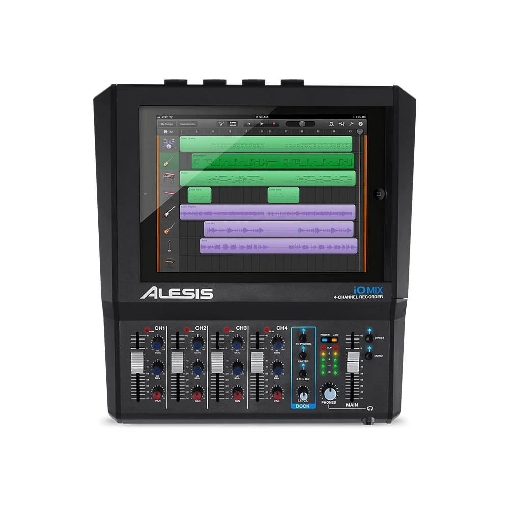 Alesis IOMIX 4-Channel Audio Interface/Mixer for iPad - Image 6