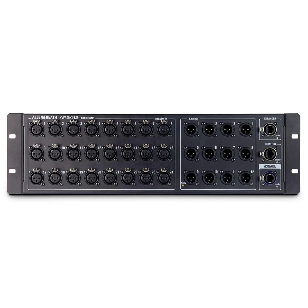 Allen & Heath AR2412 24 XLR Input AudioRack Digital Stage Box