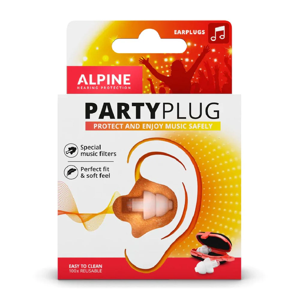 Alpine Hearing Protection PartyPlug Natural Sound Filter Earplugs