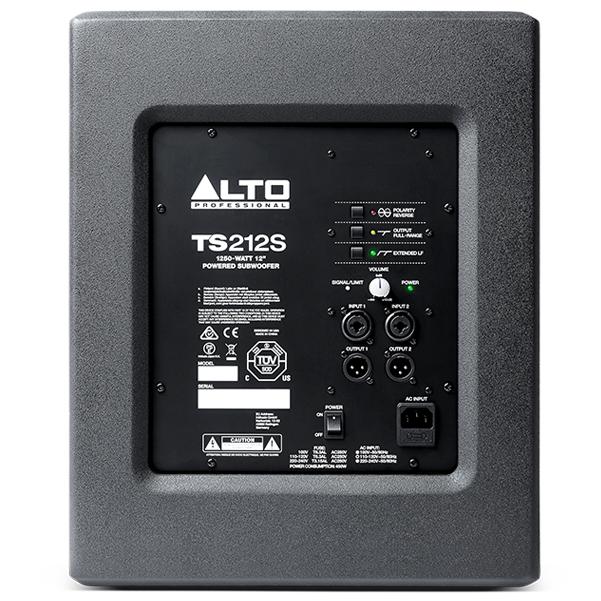 Alto Truesonic TS212S 1250 Watt 12 inch Powered Subwoofer - Image 2