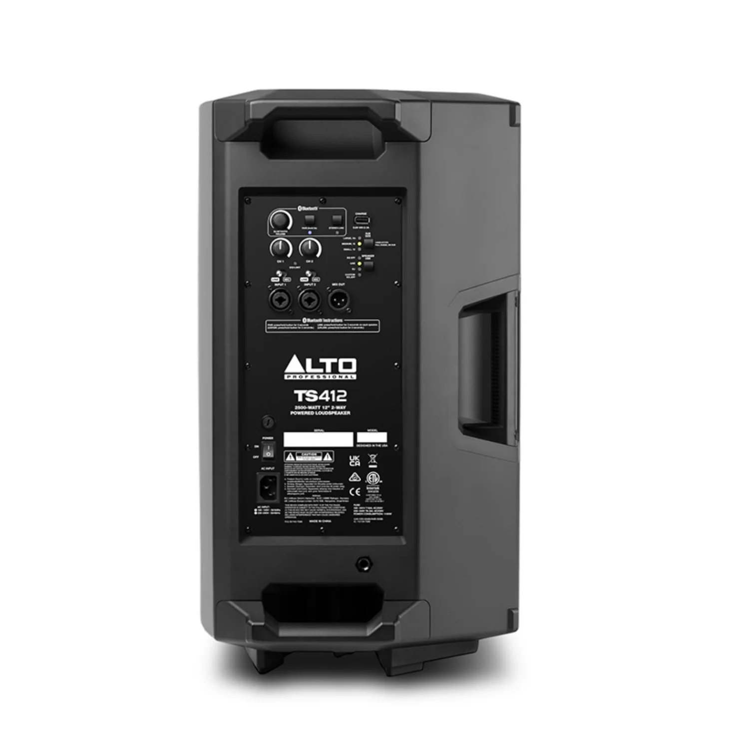 Alto TS412 2500 Watt 12 Inch 2 Way Powered Loudspeaker with Bluetooth - Image 4