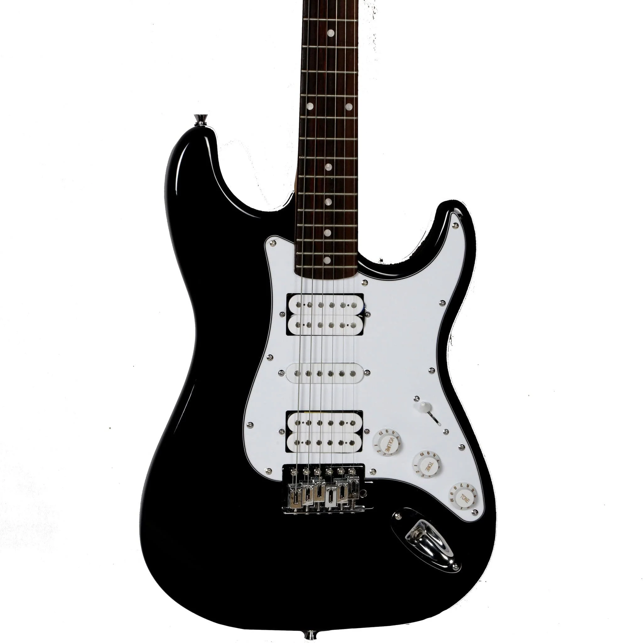 Amaze AT3 Electric Guitar - Black - Image 2