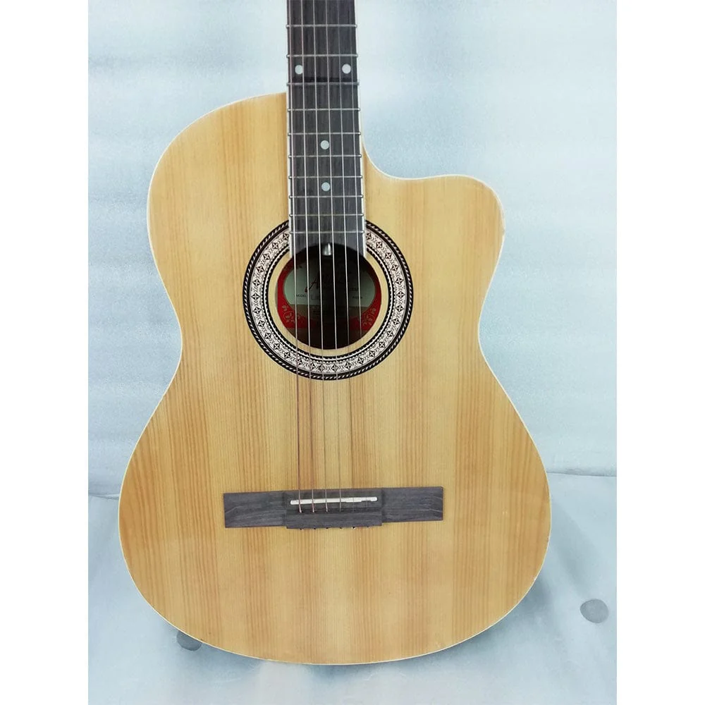 Amaze AW39C-201 Acoustic Guitar - Natural - Open Box B Stock - Image 6
