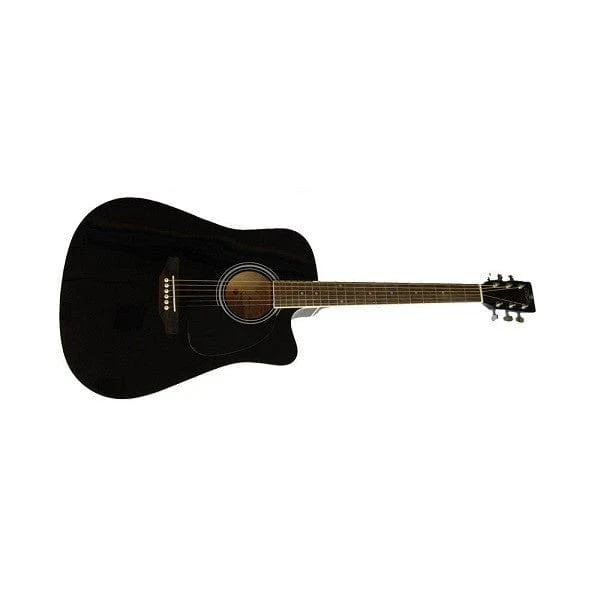 Amaze AW41CE-101SP Cutway Electro Acoustic Guitar - Black