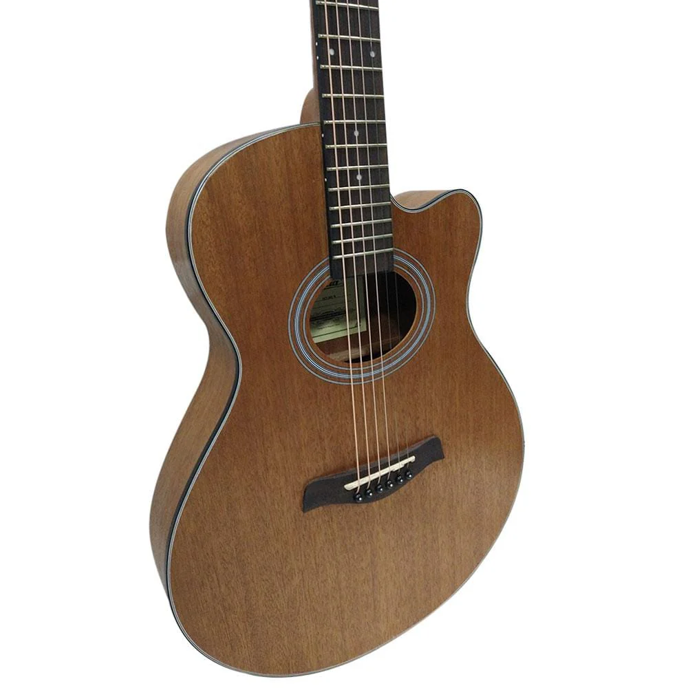 Aria FET M2 Meranti Thin-Body Cutaway Acoustic Guitar - Open Box - Image 3