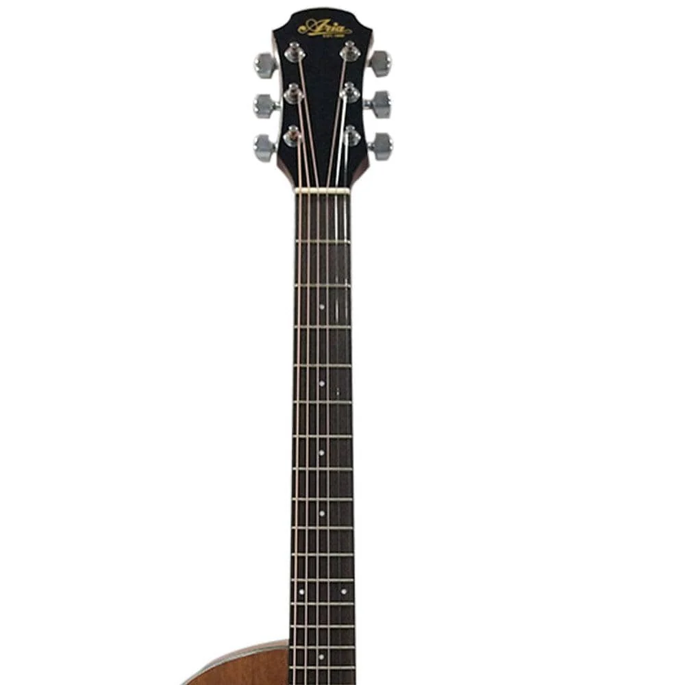 Aria FET M2 Meranti Thin-Body Cutaway Acoustic Guitar - Open Box - Image 4