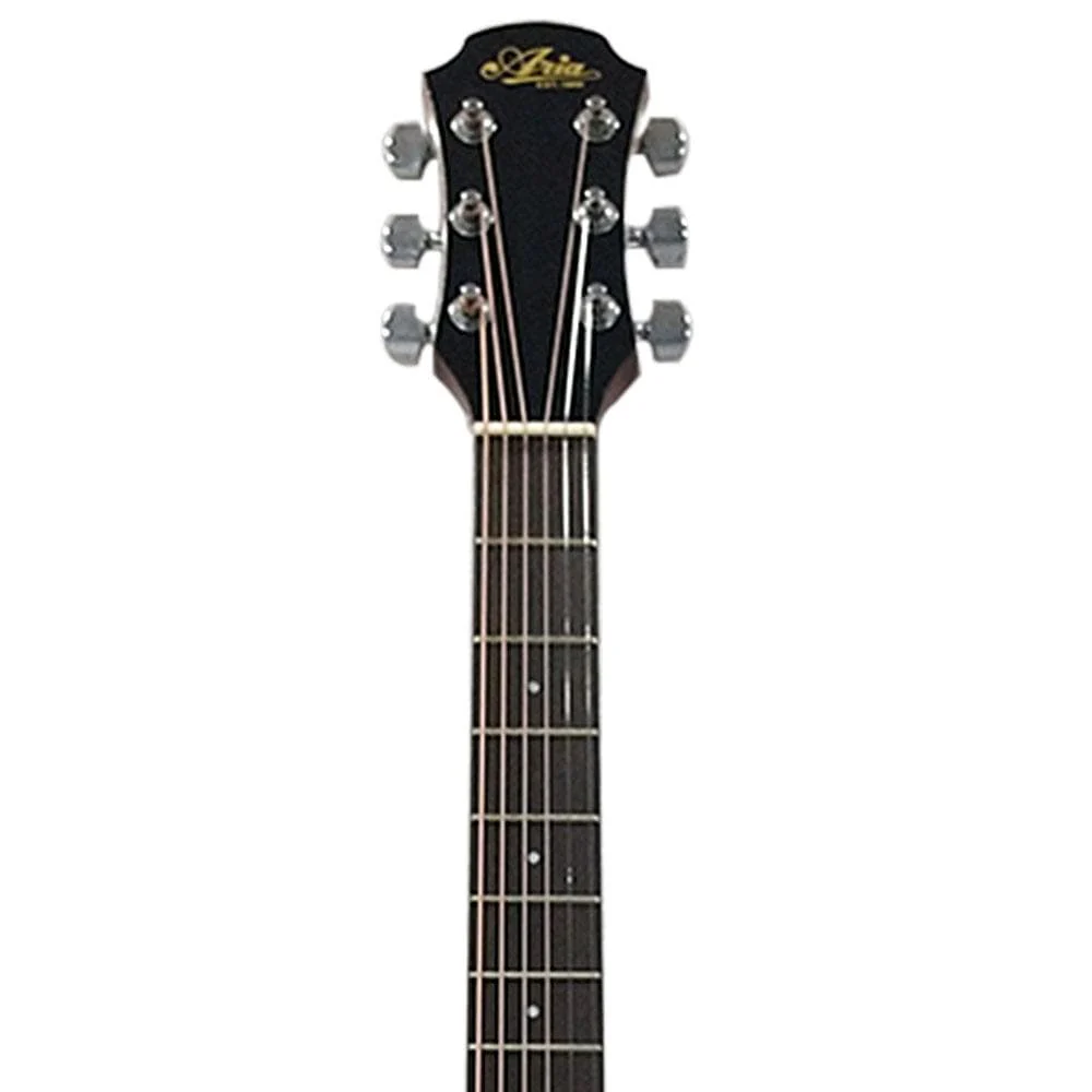 Aria FET M2 Meranti Thin-Body Cutaway Acoustic Guitar - Open Box - Image 5