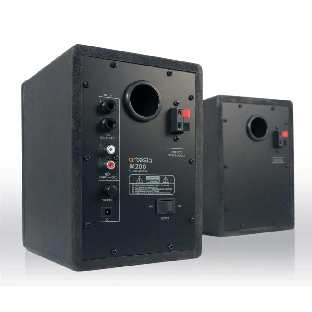 Artesia M200 30W 4" Professional Studio Monitor Speaker - Pair - Image 3