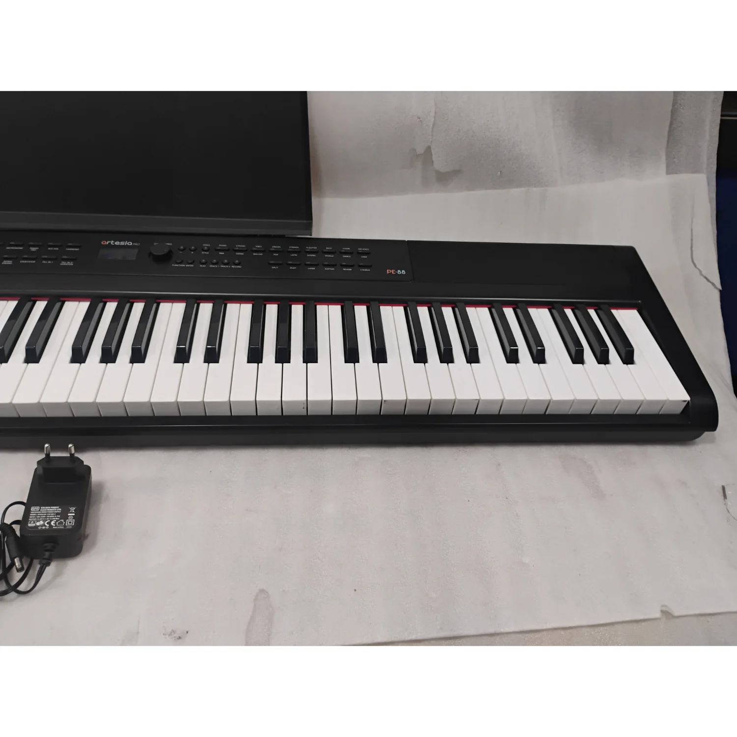 Artesia PE 88 Key Deluxe Digital Piano - Black - Open Box - Image 3