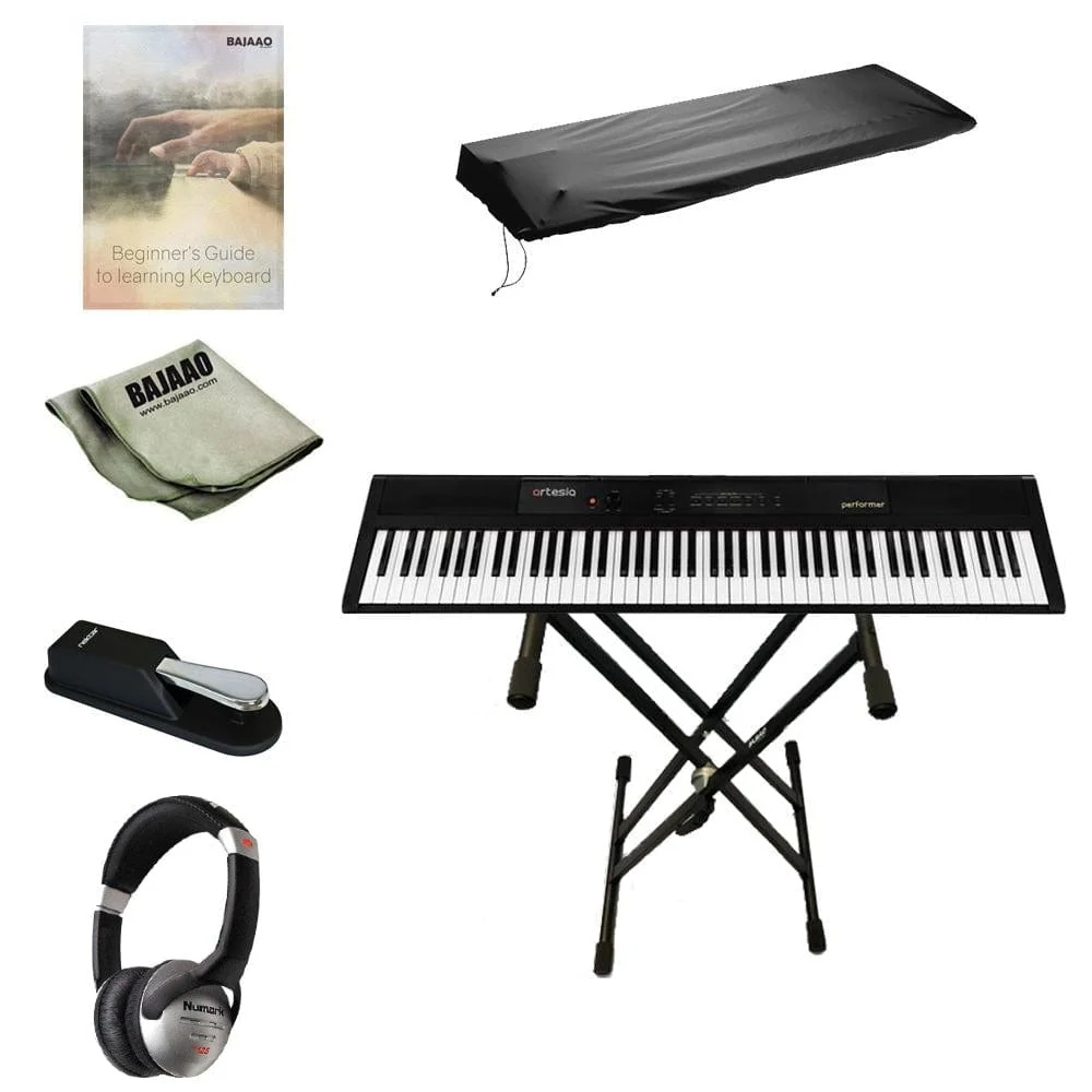 Artesia Performer Sleek 88 Key Digital Piano - Black - Image 6