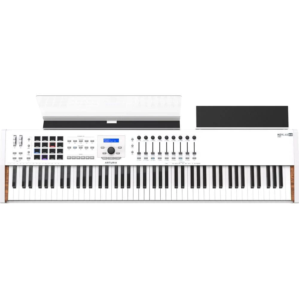 Arturia Keylab 88 MKII Controller Supreme Midi Keyboard with VC9 Software Bundle - White - Image 2