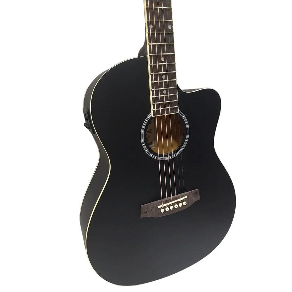 Ashton D10CEQ 39-inch Cutaway Electro Acoustic Guitar with EQ - Image 12