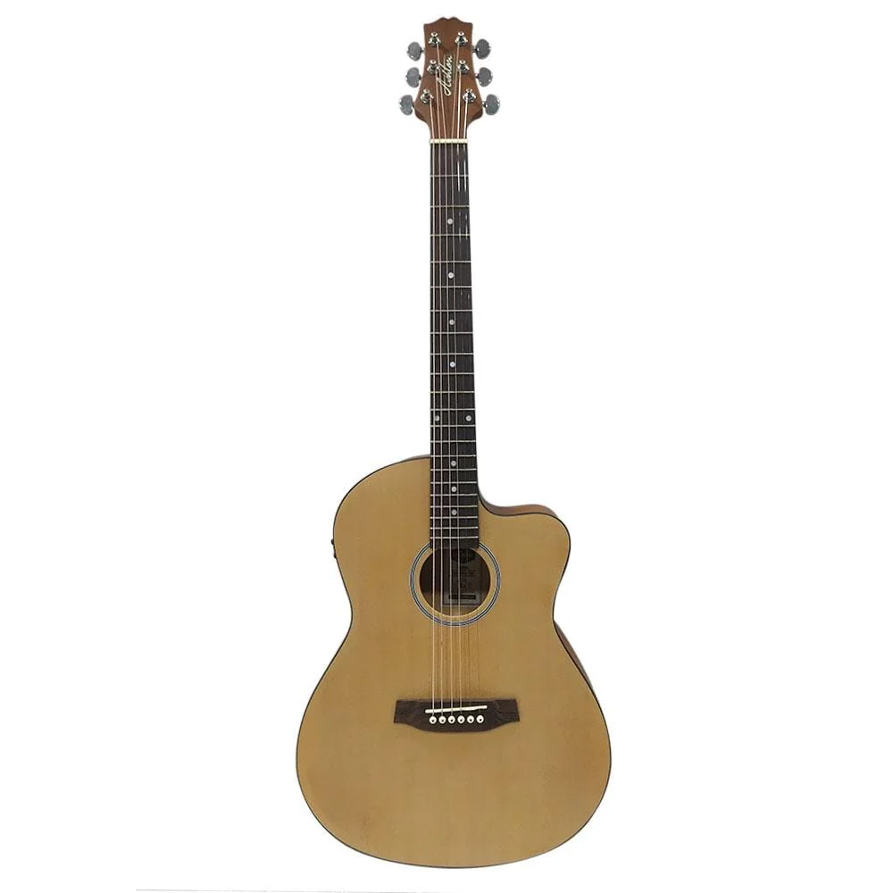 Ashton D10CEQ 39-inch Cutaway Electro Acoustic Guitar with EQ - Image 17