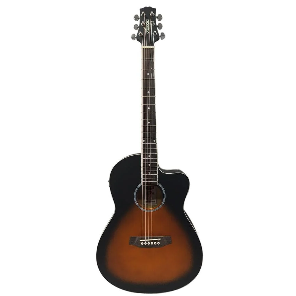Ashton D10CEQ 39-inch Cutaway Electro Acoustic Guitar with EQ - Image 24