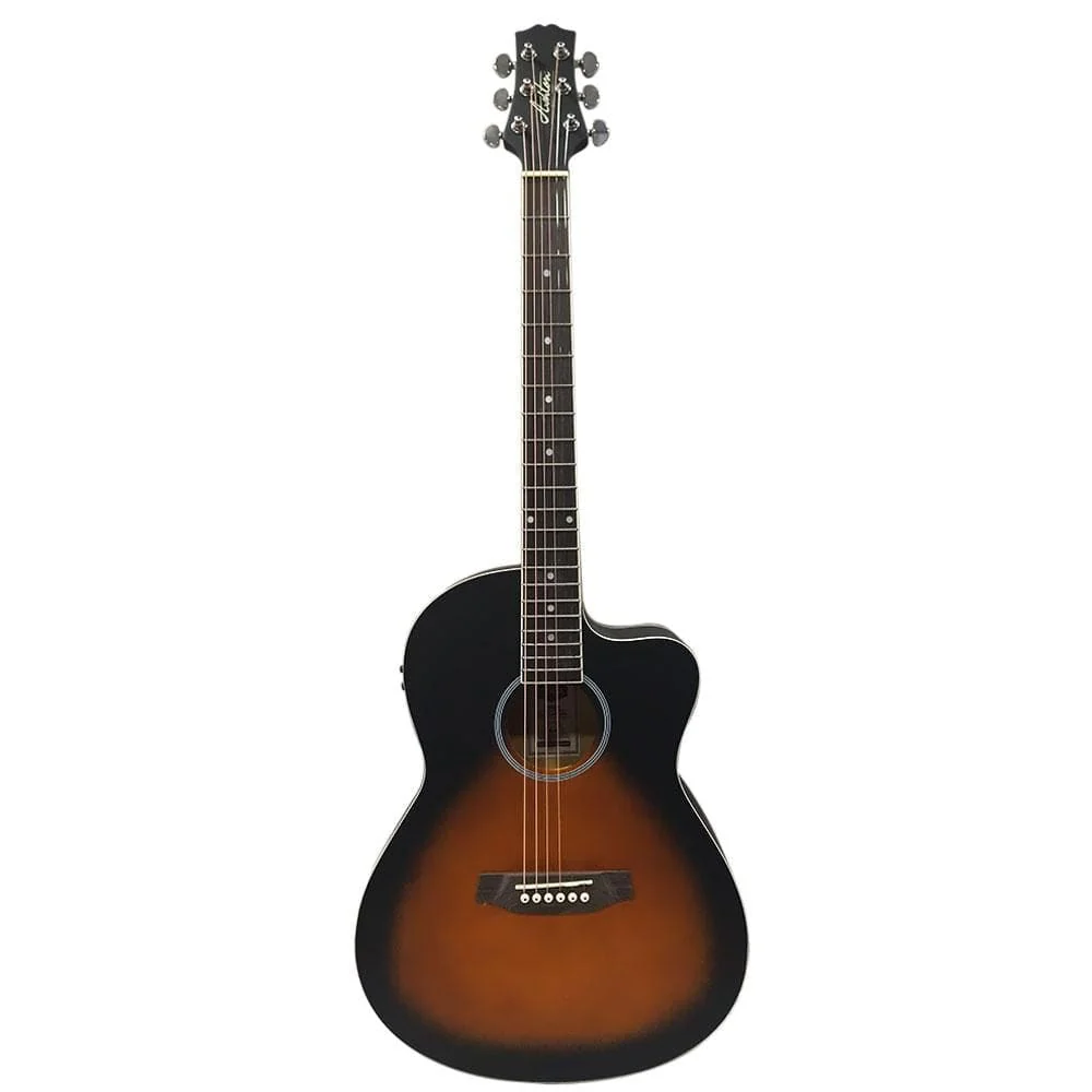 Ashton D10CEQ 39-inch Cutaway Electro Acoustic Guitar with EQ - Open Box - Image 3