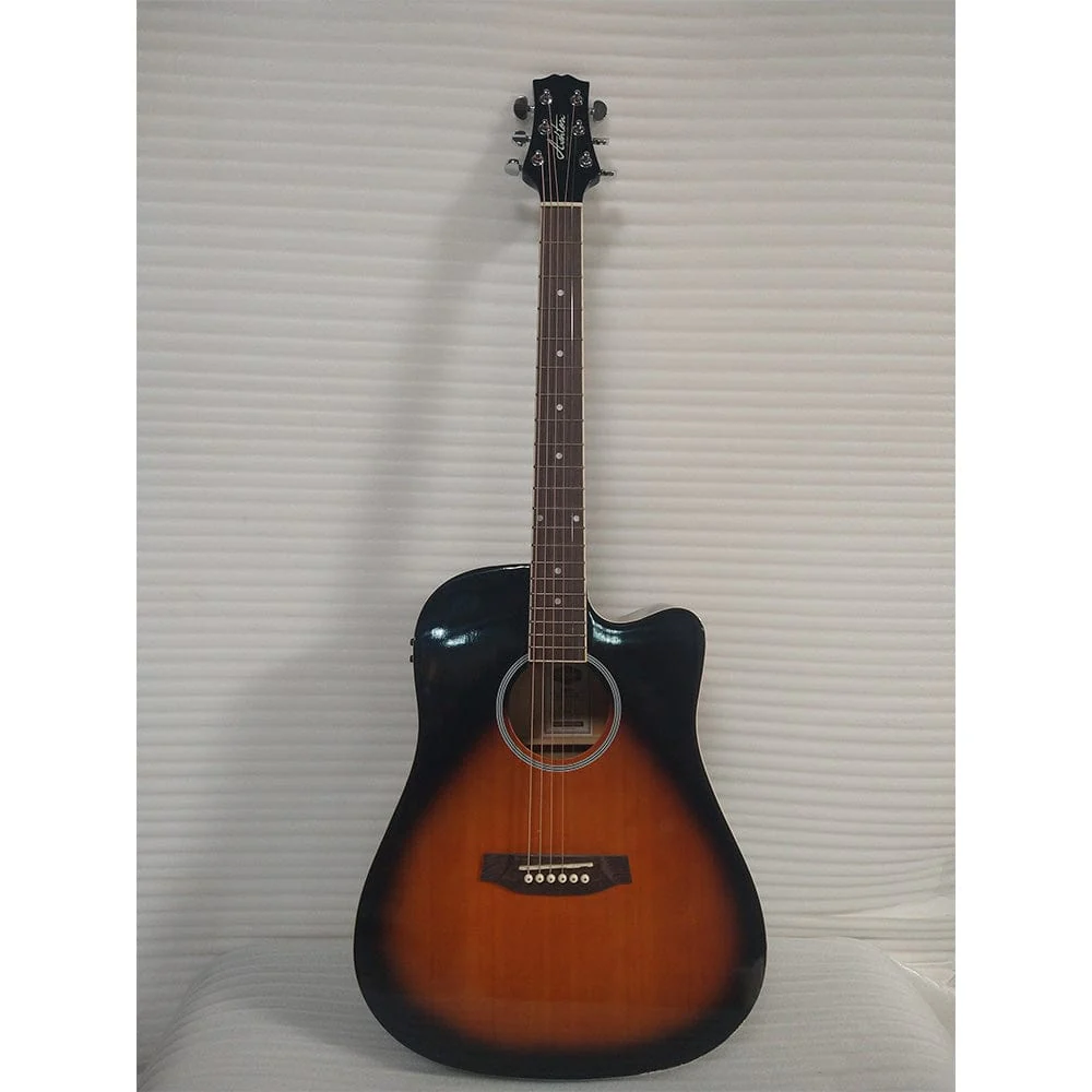 Ashton D20CEQ Dreadnought 41-Inch Cutaway Electro-Acoustic Guitar - Open Box B Stock - Image 5