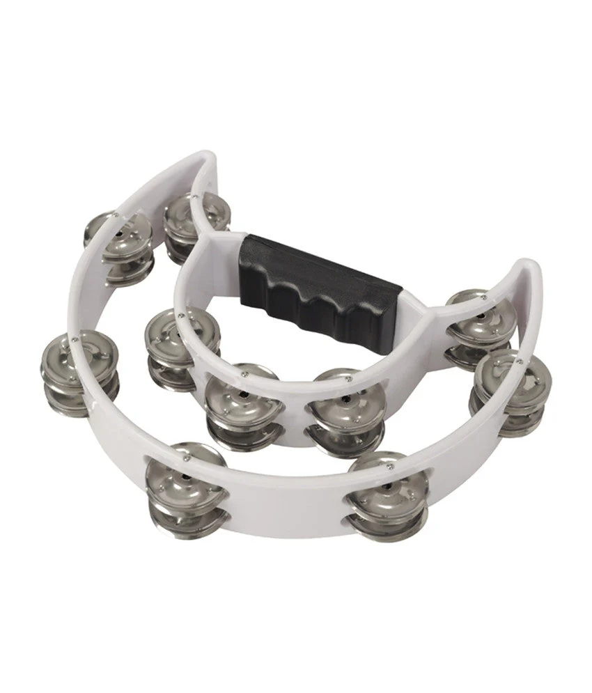 Ashton HNT16S Hand Tambourine Half-Moon Shape - Image 3