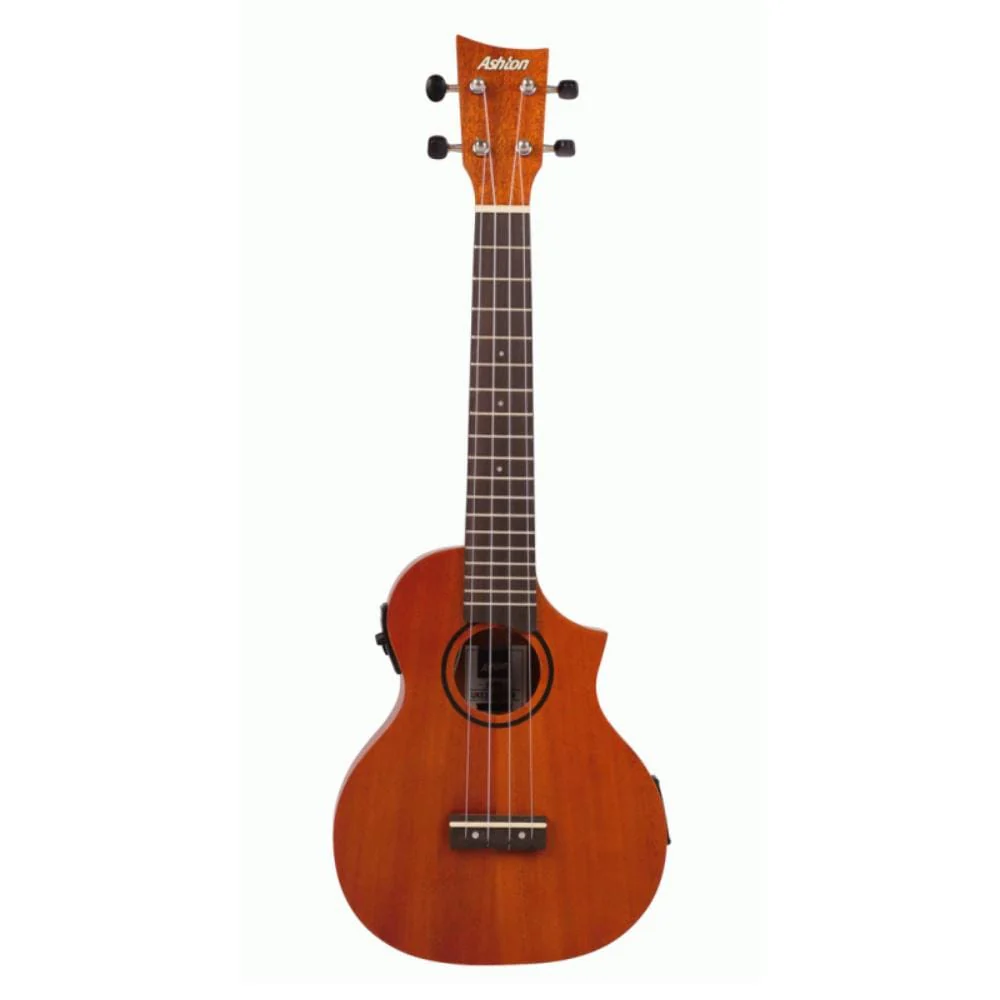 Ashton UKE240EQMH Acoustic Electric Concert Ukulele - Mahogany
