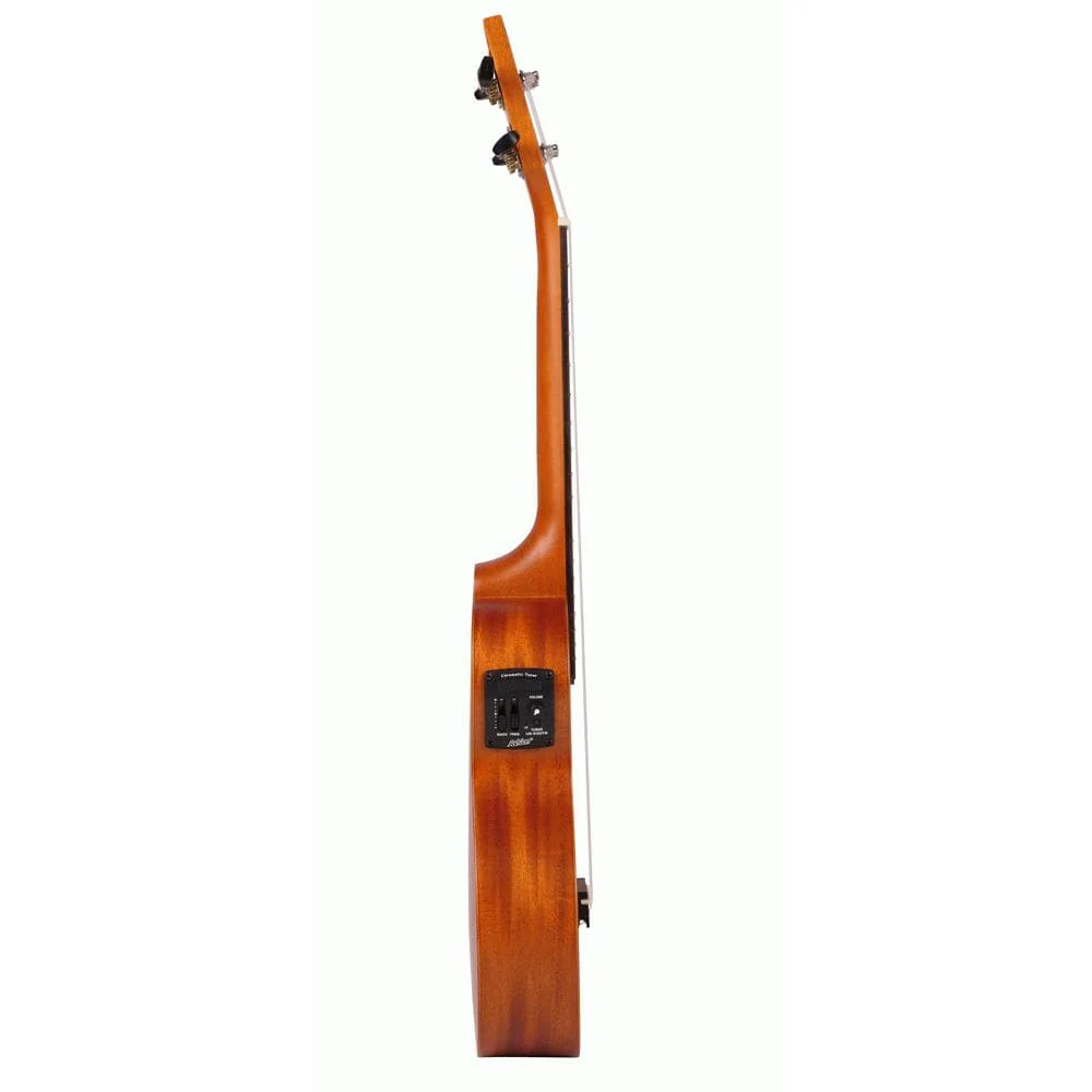 Ashton UKE240EQMH Acoustic Electric Concert Ukulele - Mahogany - Image 3