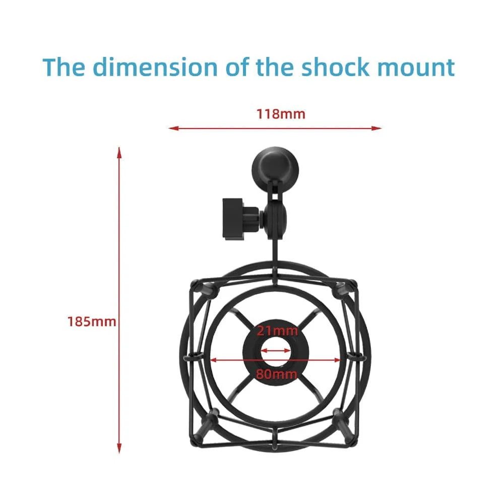 Audio Array AA-04 Metal Microphone Spider Shock Mount - Image 5