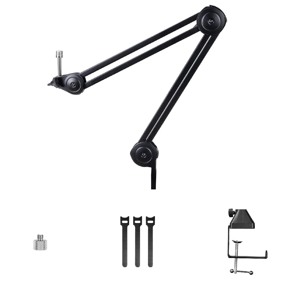 Audio Array AA-11 Long Springless All Metal Microphone Arm Stand - Image 2