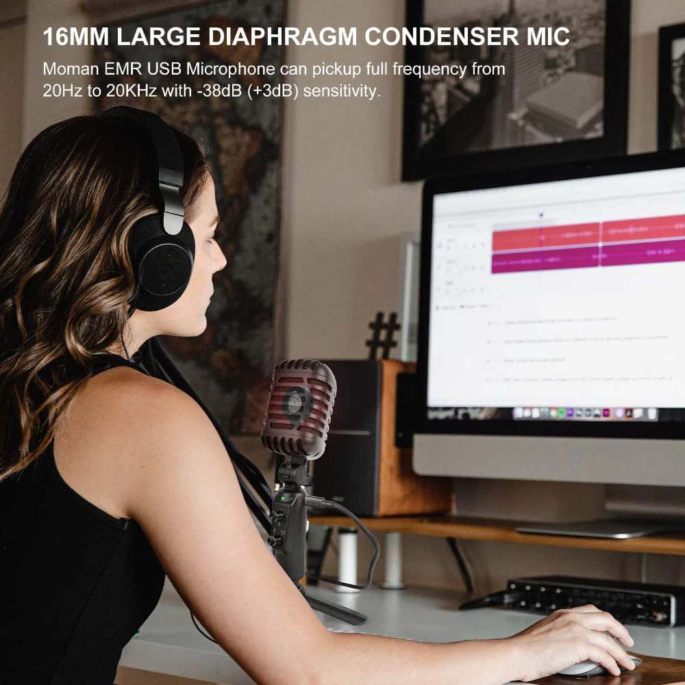 Audio Array AM-C24 USB Plug & Play Retro Microphone Kit - Image 6