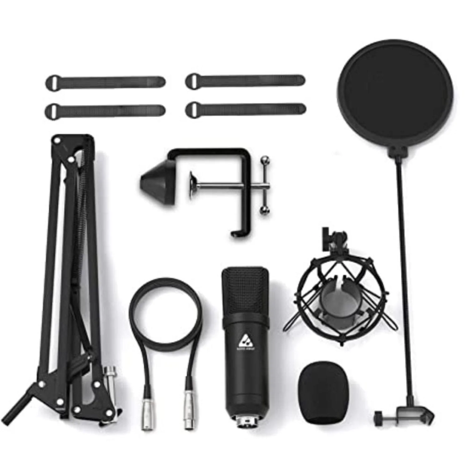Audio Array AM-C2 XLR Condenser Microphone Kit with Pro Boom Arm - Image 2