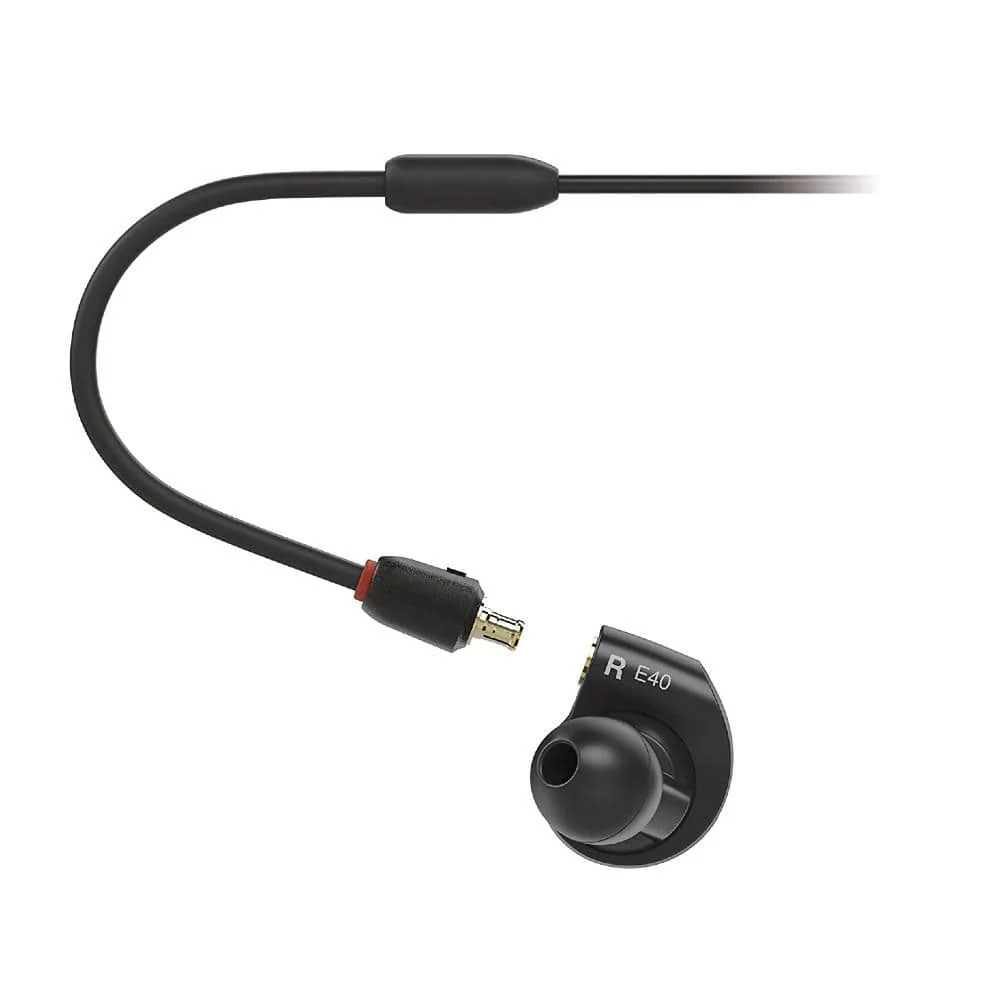 Audio-Technica ATH E40 In Ear Monitor Headphones - Image 3