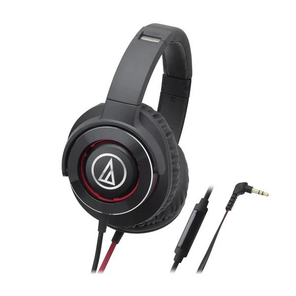 Audio-Technica ATH-WS770IS Solid Bass Over-Ear Headphones with In-line Mic and Control