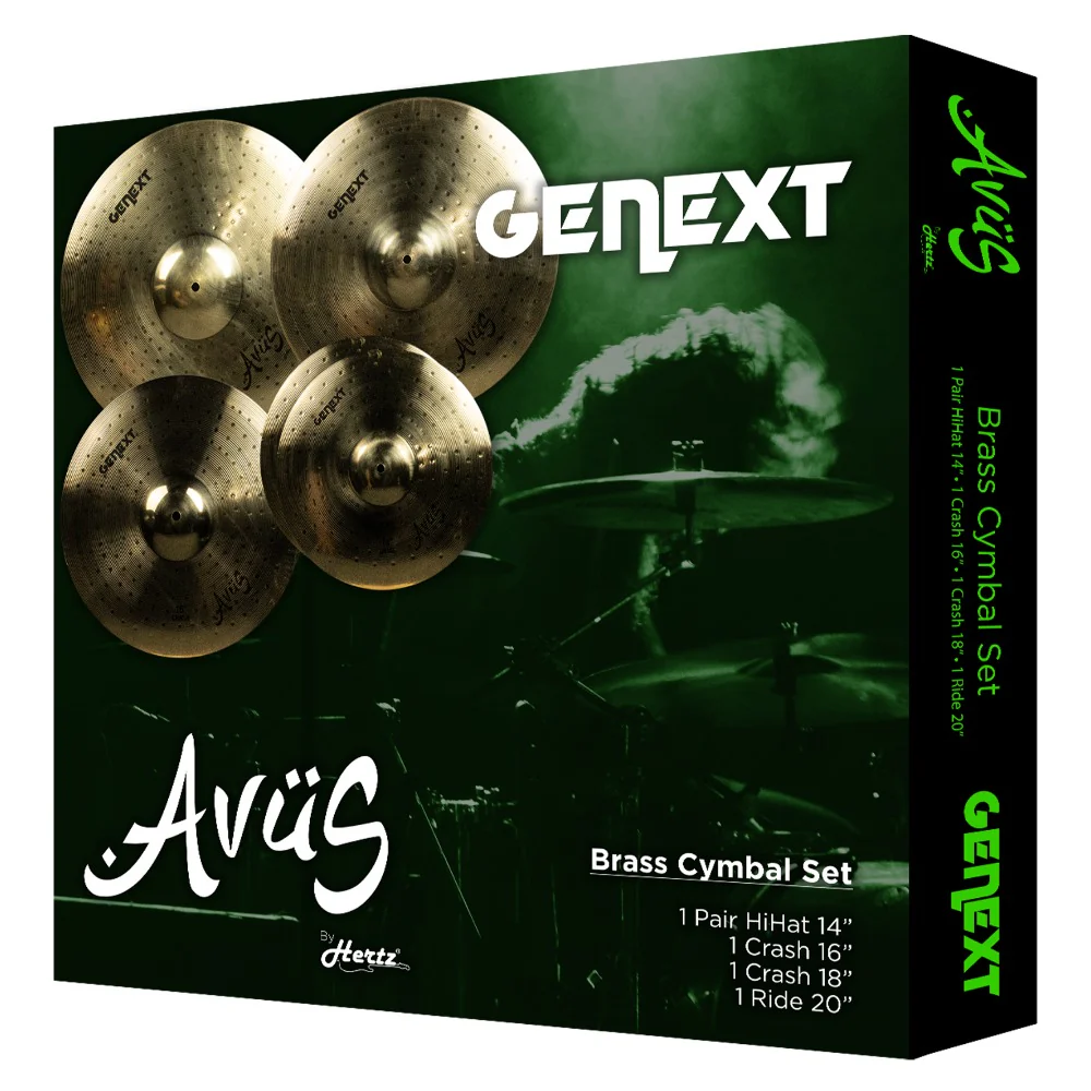 Avus Genext-80 5 Piece Brass Cymbal Pack - Image 6