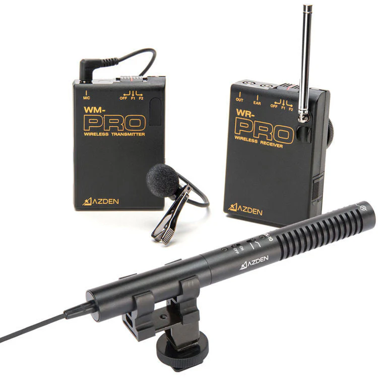 Azden WHD-PRO VHF Wireless Microphone System With Stereo Microphone