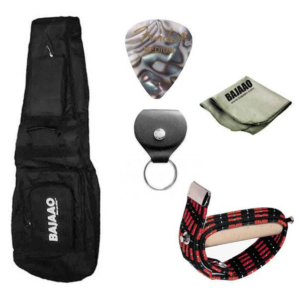 Bajaao Acoustic Guitar Deluxe Accessory Bundle
