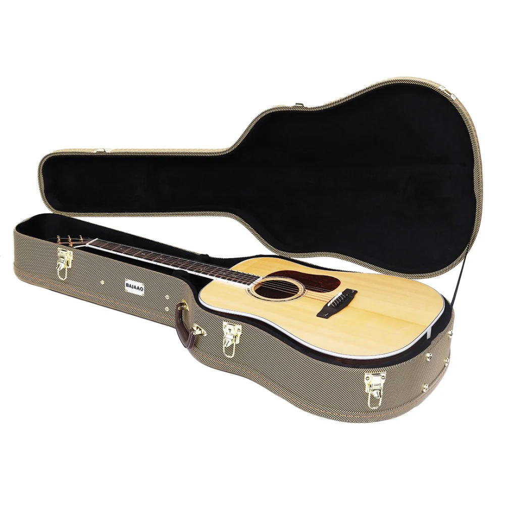 Bajaao Acoustic Guitar Hardshell Case in Tweed - Image 5