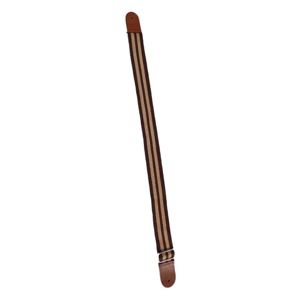 Bajaao Cotton Guitar Strap for Ukulele / Electric / Acoustic Guitar - Brown & Beige - Open Box - Image 2