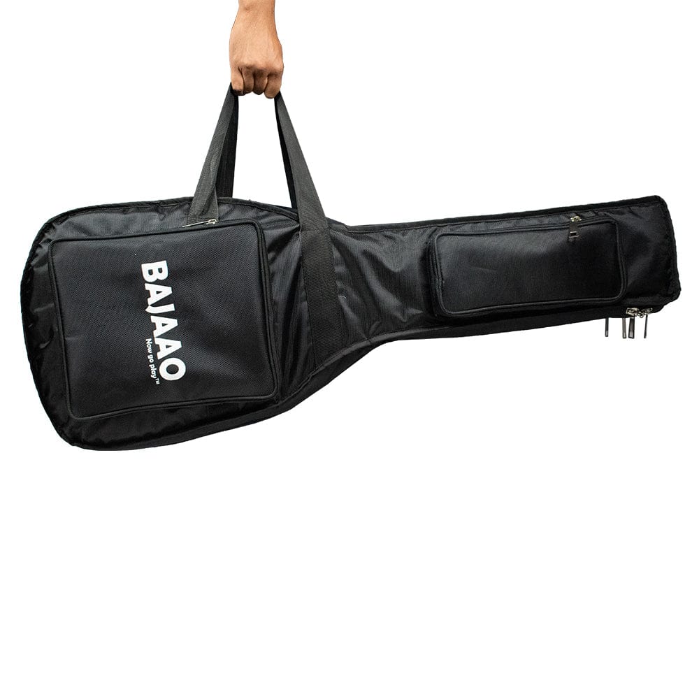 Bajaao Dual Guitar Gig Bag with 12mm Padding For One Acoustic & One Electric Guitar - Image 9