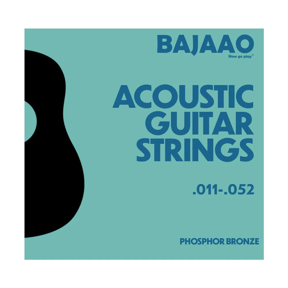 Bajaao Phosphor Bronze Acoustic Guitar String Set - Must Have Accessories