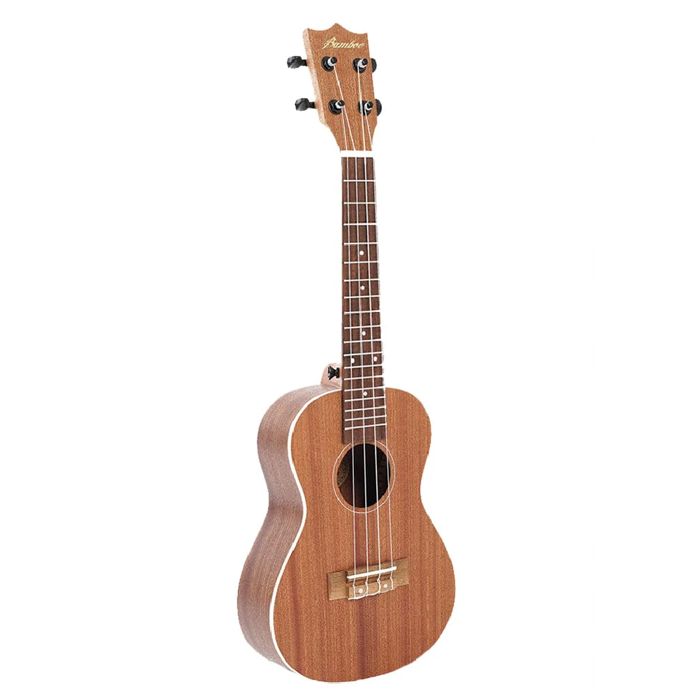 Bamboo Classic Series Sapele Line Concert Ukulele with Gig Bag - Image 3
