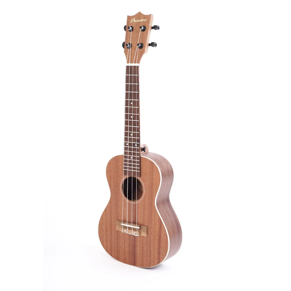 Bamboo Classic Series Sapele Line Concert Ukulele with Gig Bag - Image 4