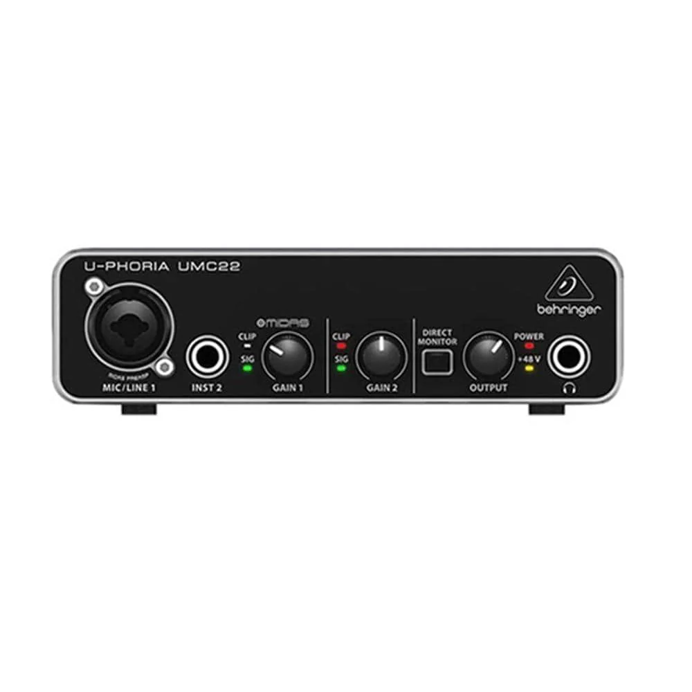Behringer Artist Recording Starter Pack with Microphone, Audio Interface, Monitors & Headphones - Image 4