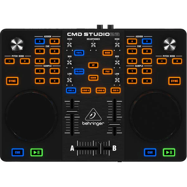 Behringer CMD2A Studio Portable Dual-Deck DJ Controller