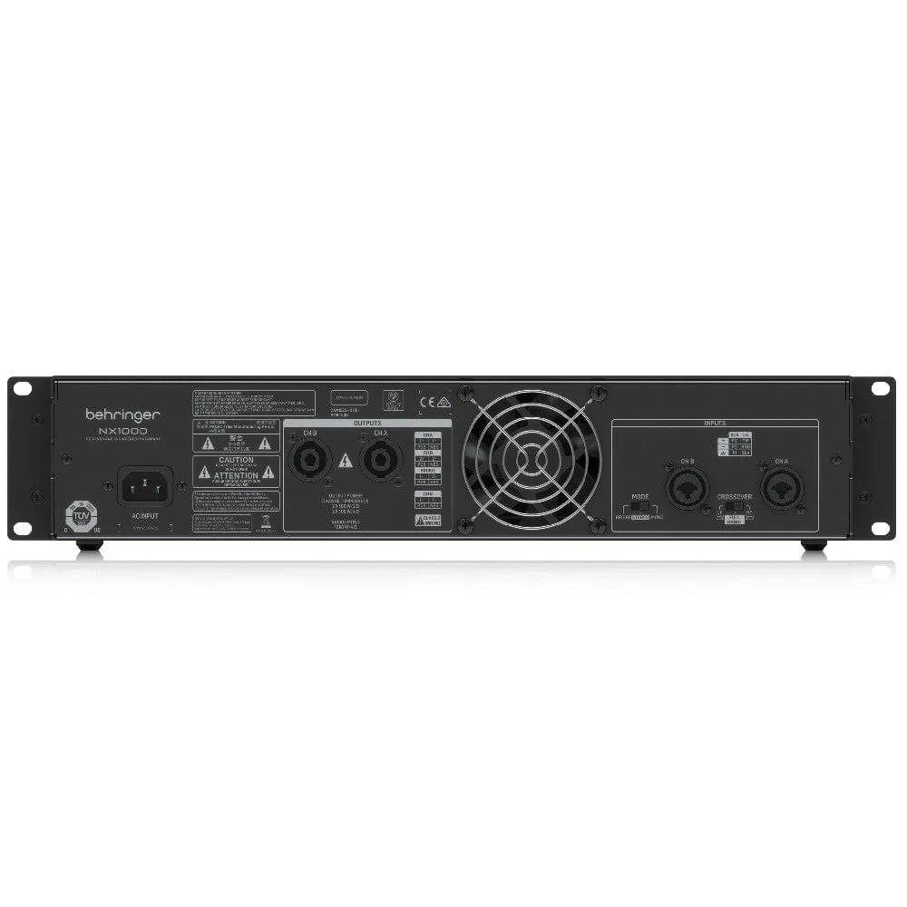 Behringer NX1000 Portable Power Amplifier - Image 4