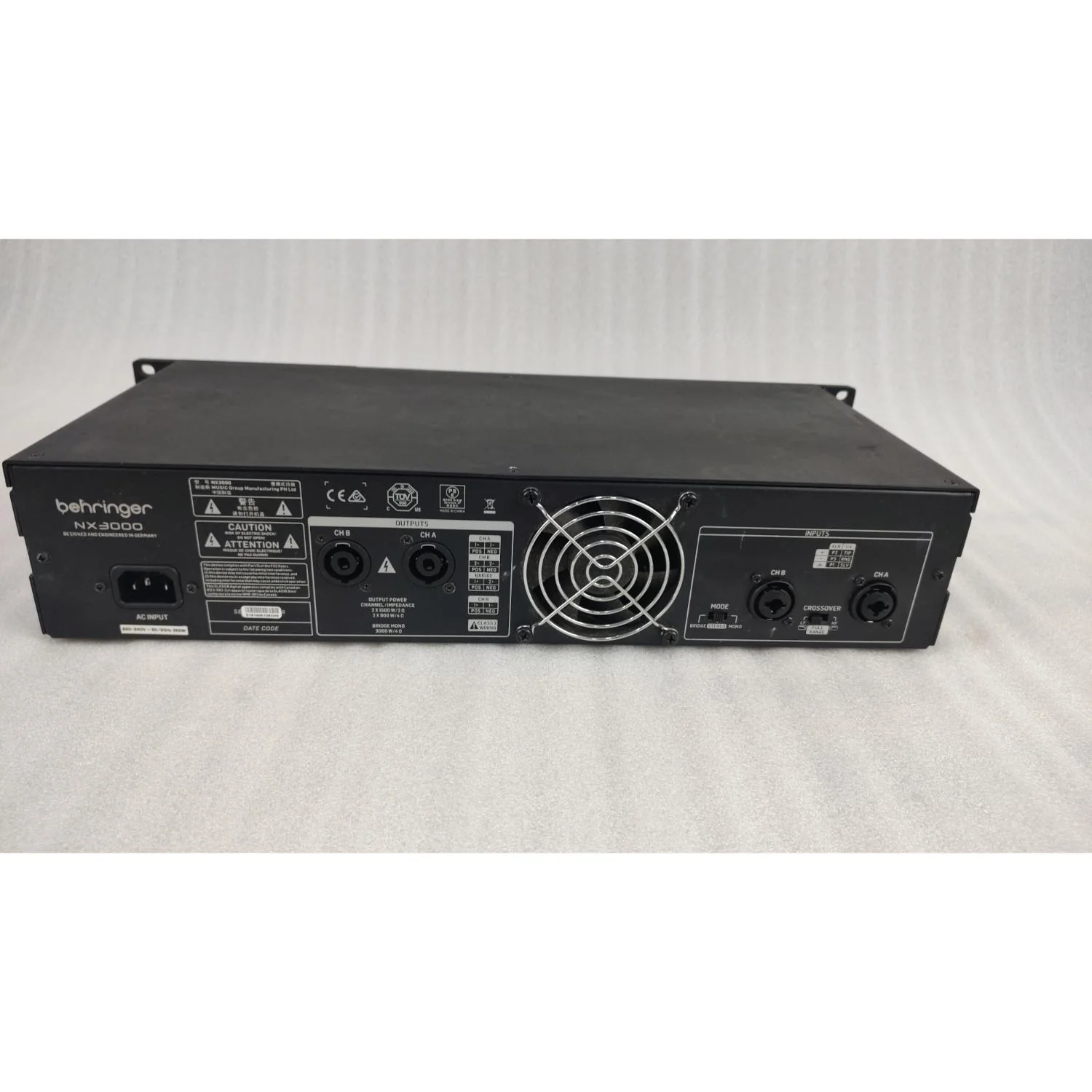 Behringer NX3000 Portable Power Amplifier - Open Box - Image 5