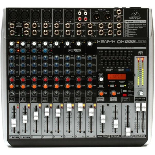 Behringer QX1222USB Xenyx 22-Input USB Audio Mixer with Effects