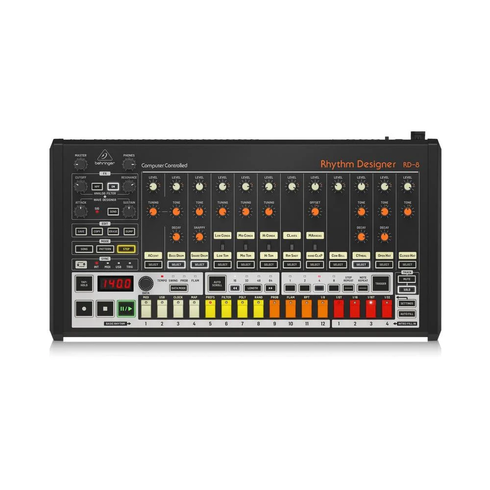 Behringer Rhythm Designer RD 8 Classic Analog Drum Sequencer