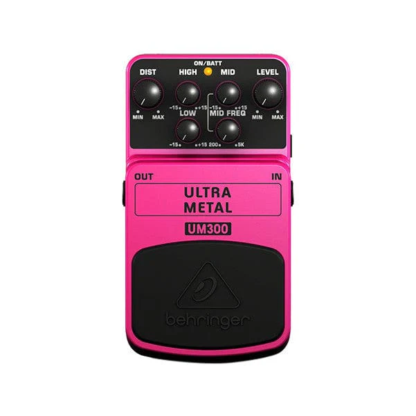 Behringer UM300 Ultra Metal Distortion Guitar Effects Pedal - Open Box