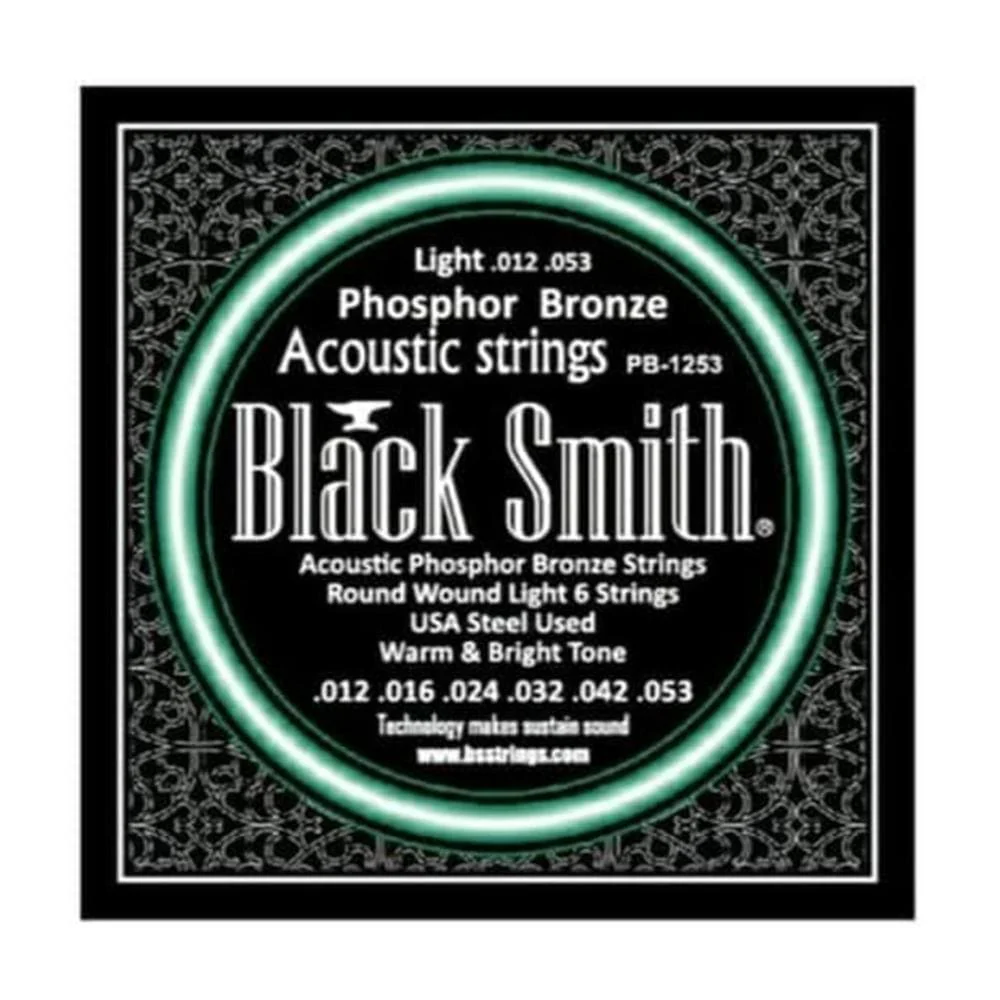 Black Smith Phosphor Bronze Acoustic Guitar Strings - Extra Thin Light - .009-.042 - Image 4