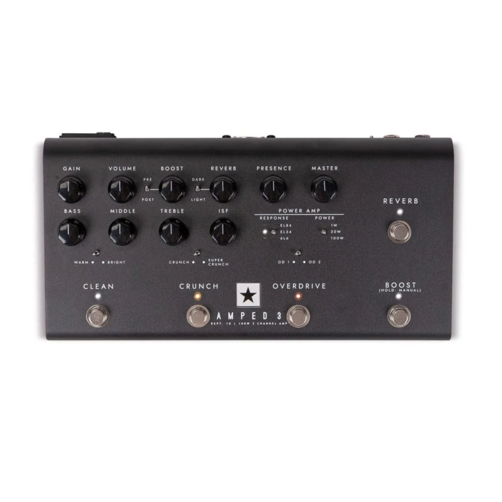 Blackstar Dept. 10 Amped 3 100W Multi Channel High-Gain Guitar Amplifier Pedal with Presets